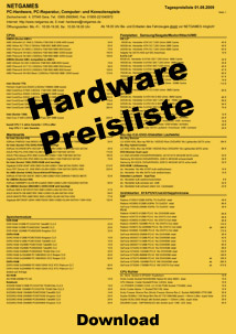 Hardware Preisliste